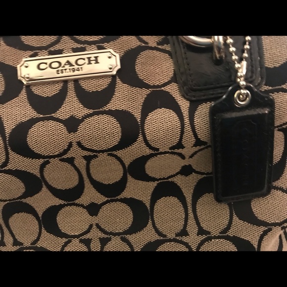 Black Coach Purse - Picture 4 of 7